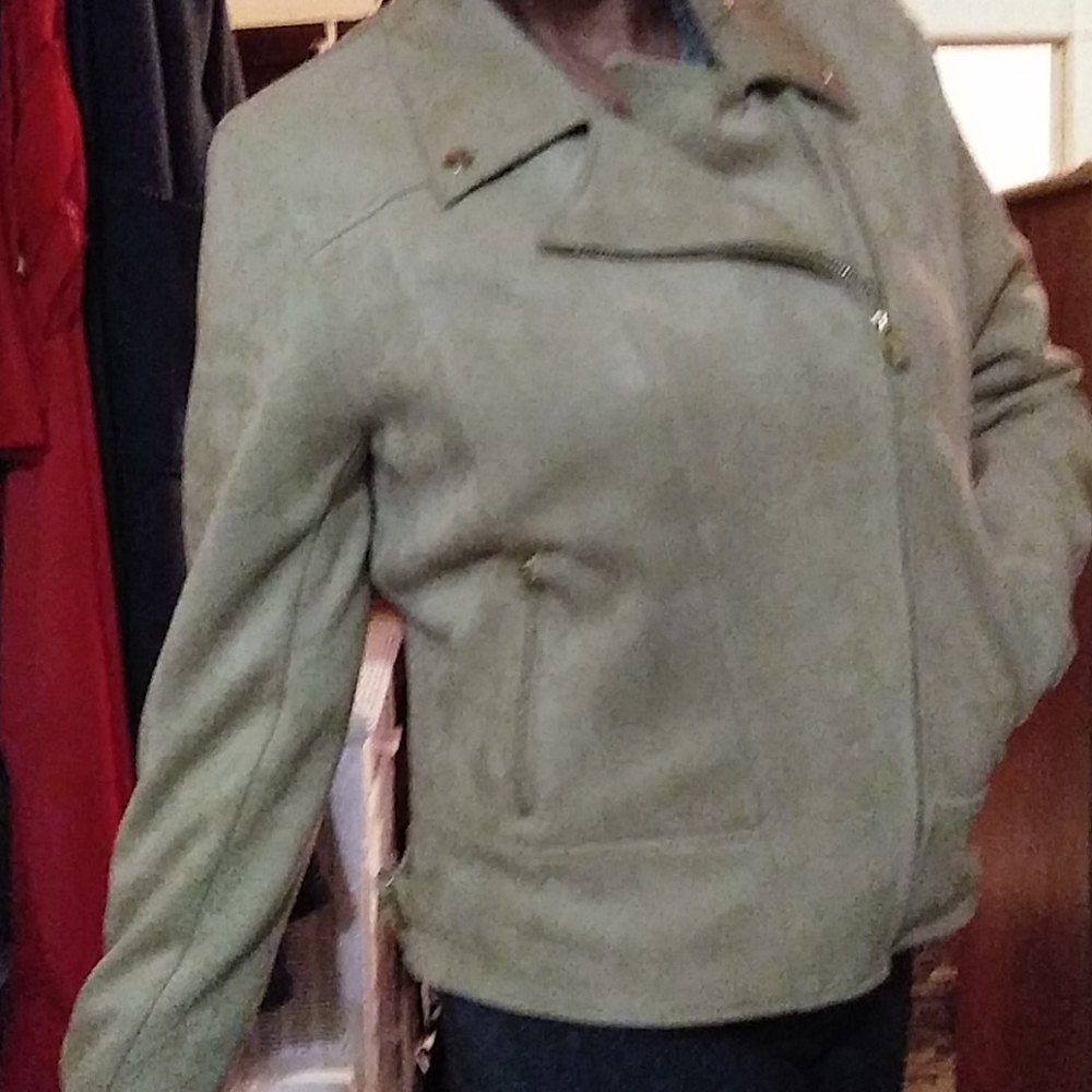 Suade tan jacket